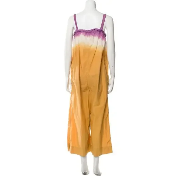 Sea New York Zelda Tie Dye Square Neck Wide Leg Jumpsuit Size 2 - Picture 4 of 6